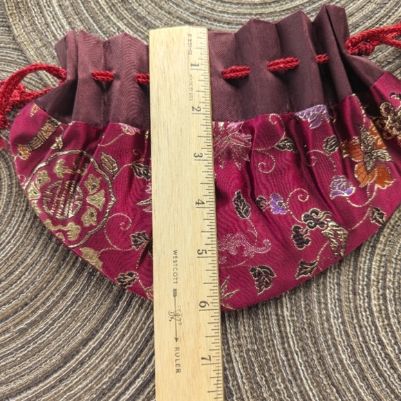 Vintage Brocade Drawcord Evening Bag EUC - Picture 3 of 11